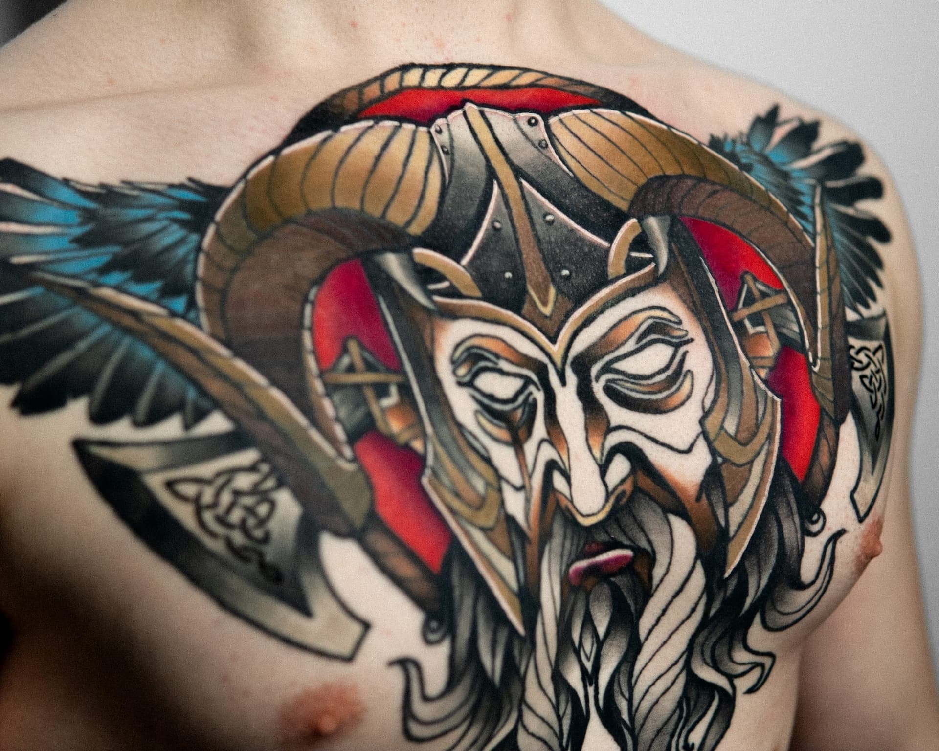 Wiking ze skrzydłami, kolor